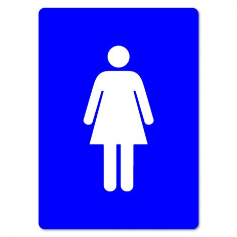 Female Toilet Sign Symbol Only