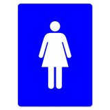 Female Toilet Sign Symbol Only