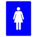 Female Toilet Sign Symbol Only